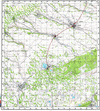 Топографические карты Генштаба России 1:100 000 1см.=1км. N-44-090
