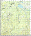 Топографические карты Генштаба России 1:100 000 1см.=1км. N-45-021