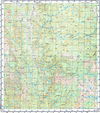 Топографические карты Генштаба России 1:100 000 1см.=1км. N-45-070