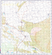 Топографические карты Генштаба России 1:200 000 1см.=2км. M-44-08