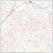 Топографические карты Генштаба России 1:200 000 1см.=2км. M-44-28