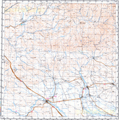 Топографические карты Генштаба России 1:200 000 1см.=2км. M-44-29