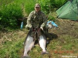 Рыбалка на Камчатке.Река Большая. Чавыча 21 кг.
