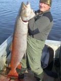 Рыбалка на тайменя. Рыбалка на тайменя в Красноярском крае на реке Елогуй.