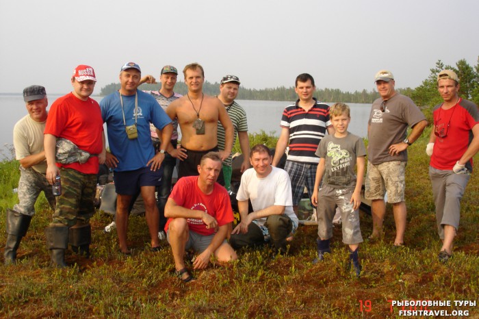Рыбалка на озере Васильево. Группа побывала на озере в августе 2012 года.