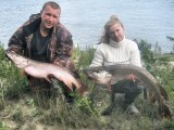 Рыбалка на Оби в Томской области. Трофейная щука