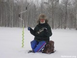 Зимняя рыбалка в Новосибирской и Томской области.