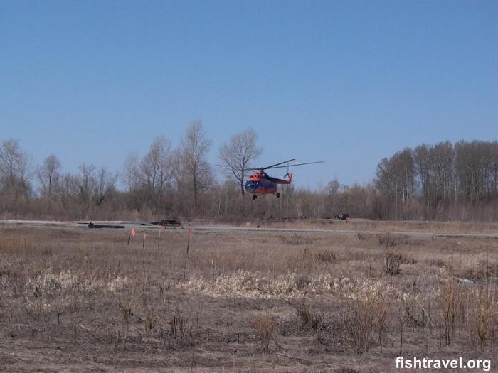 Вертолетные туры на рыбалку