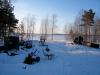 Домик на озере Белое сгрел в этом году